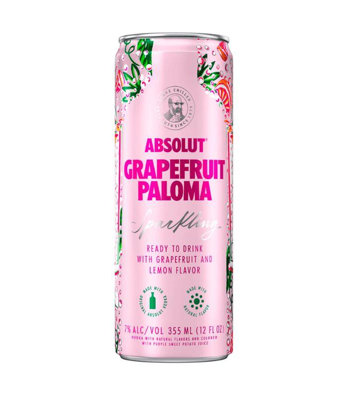 ABSOLUT GRAPEFRUIT PALOMA RTD 4PK (12OZ)