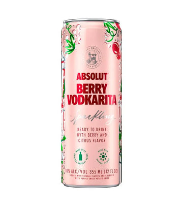 ABSOLUT BERRY VODKARITA RTD 4PK (12OZ)