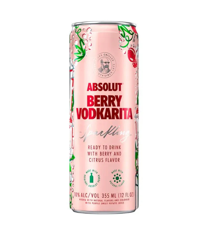 ABSOLUT BERRY VODKARITA RTD 4PK (12OZ)