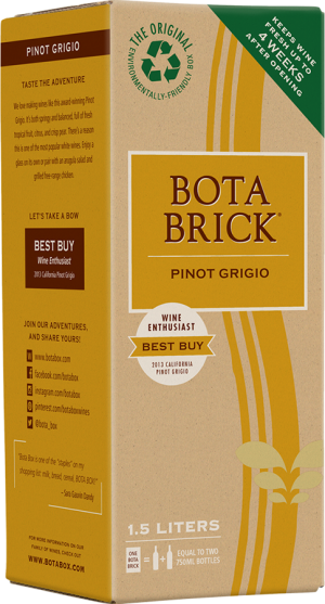 DELICATO BOTA BRICK PINOT GRIGIO (6PK)