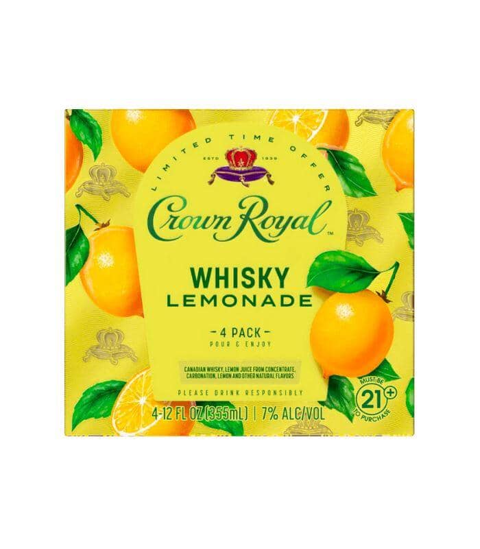 CROWN ROYAL WHISKEY LEMONADE 4PK