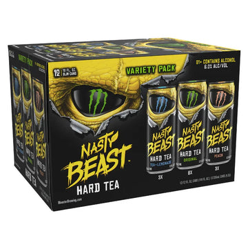 MONSTER NASTY BEAST HARD TEA VP 12PK CAN