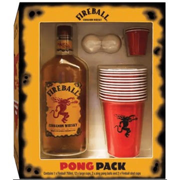 FIREBALL PONG PACK GIFT  SET (750ML)