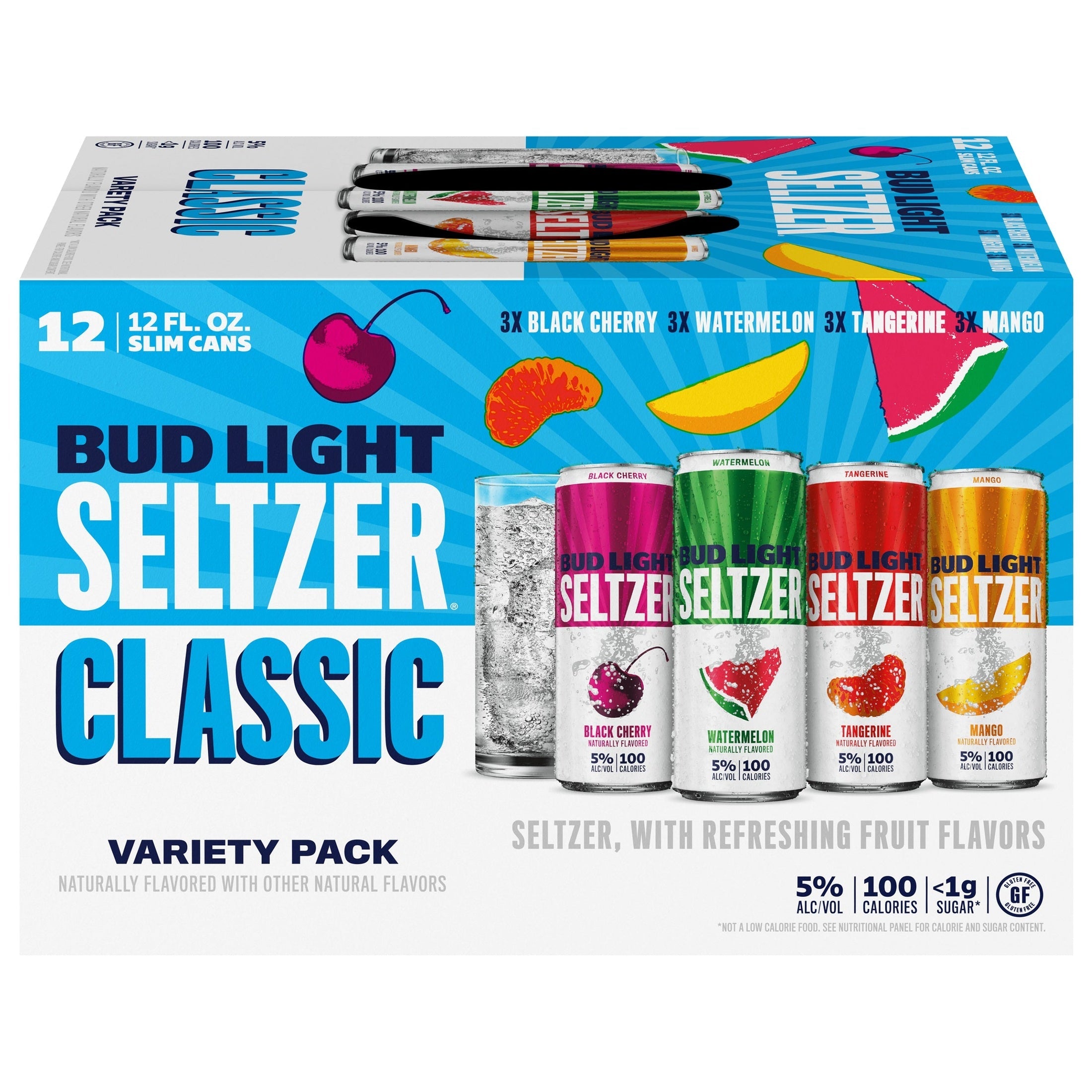 BUD LIGHT SELTZER VARIETY PK (12OZ/12PK) CAN