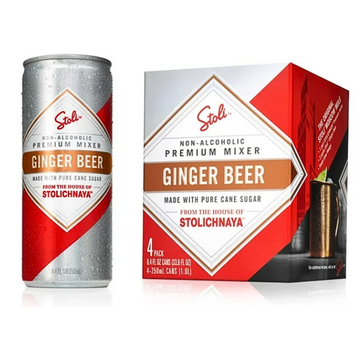 STOLI GINGER BEER (4/8OZ)