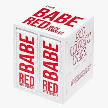 BABE RED WITH BUBBLES 4PK (250ML)