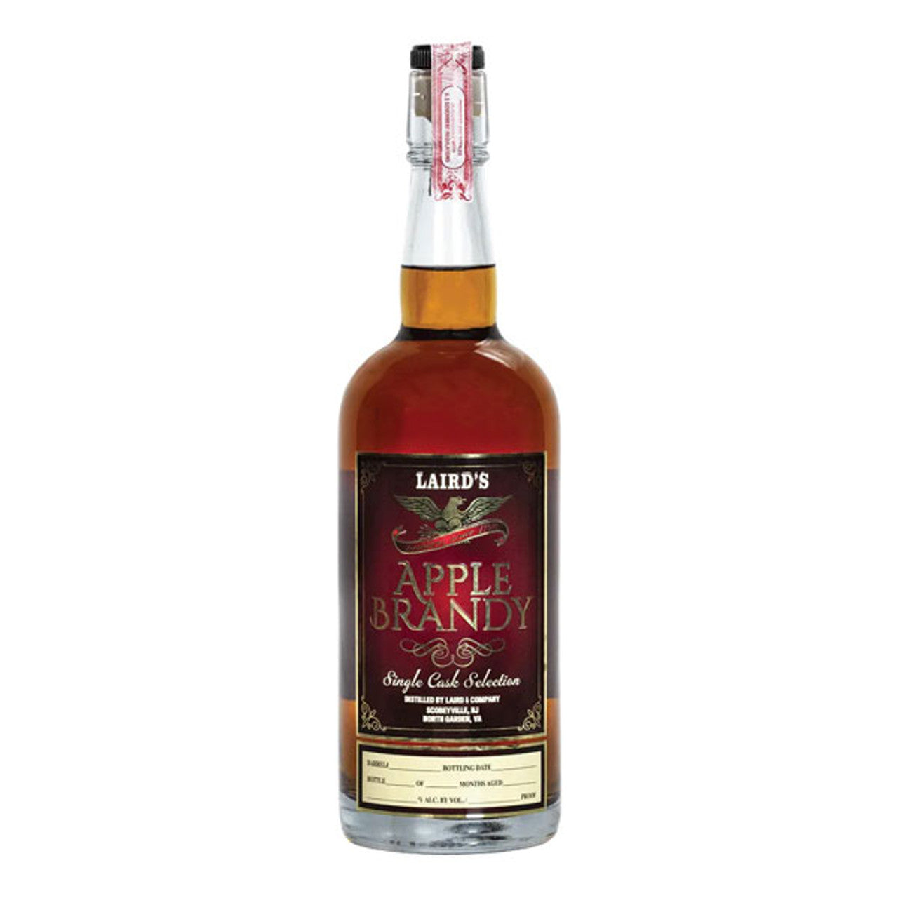 LAIRD'S STRAIGHT APPLE BRANDY (750ML)