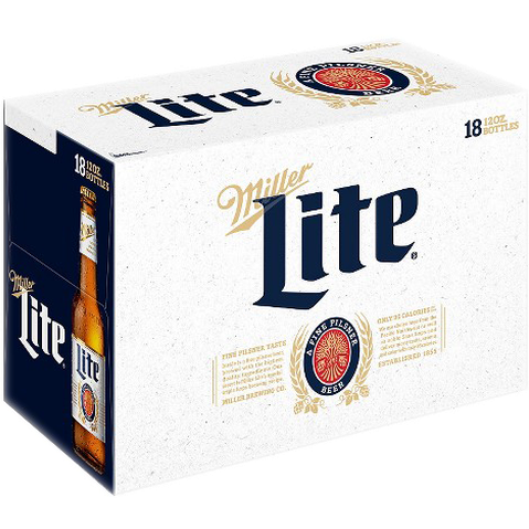 MILLER LITE (18/12OZ) B