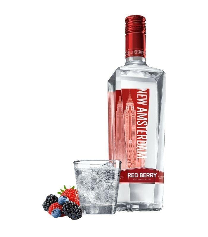 NEW AMSTERDAM VODKA RED BERRY (750ML)