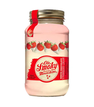 OLE SMOKY MOONSHINE WHITE CHOCOLATE STRAWBERRY CREAM (750ML)