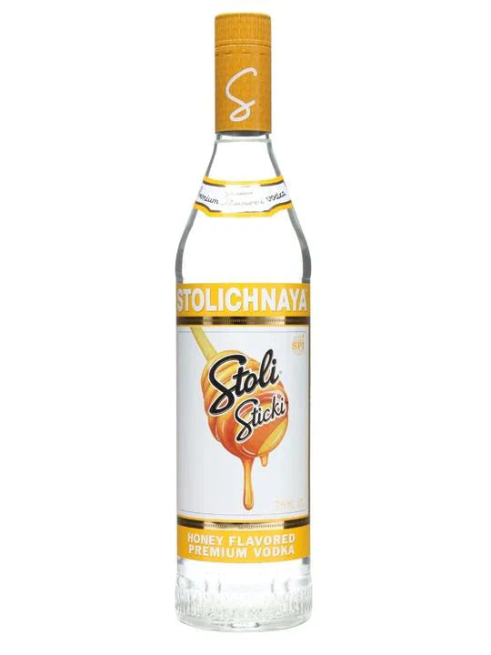 STOLICHNAYA VODKA STICKI HONEY (750ML)