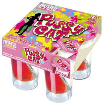 TWISTED SHOTZ PUSSY CAT (4/25ML)